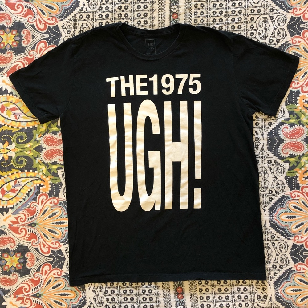 The 1975 Band Black UGH! T-Shirt